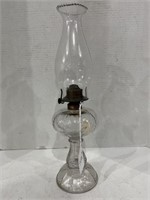 Antique Glass Kerosene Lamp