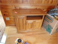 TV STAND, VHS CABINET