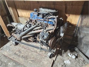 Ford 1971 Mustang  6 cylinder engine turns over by
