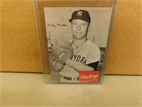 Mickey Mantle Rawlings Baseball Card