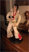 17 inch tall Elvis figuring on stand