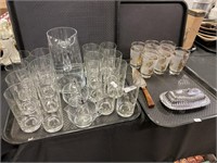 Glassware Water pitcher set.