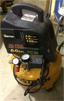 Bostitch 2 hp, 135 psi, oil free air compressor,