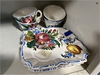 Italy Hand Painted Luncheon Plates