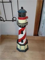 17 IN CAST IRON LIGHTHOUSE