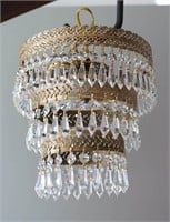 Small 3 Tier Crystal Chandelier