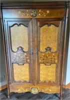Vintage Baker Furniture Decorated Armoire