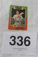 MICKEY MANTLE MINT CARD