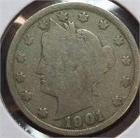 1901 Liberty Head V. Nickel