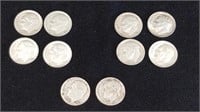 10 Silver Roosevelt Dimes