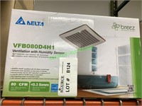 Delta breez ventilation w/humidity sensor