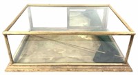 Vintage Wood Framed Countertop Showcase