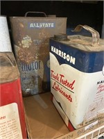 Harrison and other vintage tins