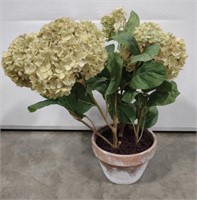 (II) Hydrangea Fake Potted Plant measuring 22"