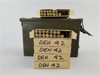113 Rounds Ammo in Ammo Can