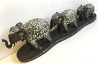 Decorative Resin Elephant Sculpture 18"