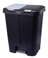 11gal DUal Trash/Recycling Bin, Slow Close Ld