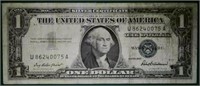 1957 Series $1 Silver Certificate U 86240075 A