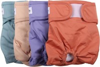 Vecomfy Washable Dog Diapers  4 Pack  XS.