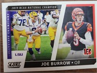 Joe Burrow & 22 other 2020-21 RC Cards