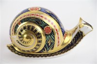 ROYAL CROWN DERBY PAPERWEIGHT  "GARDEN SNAIL"