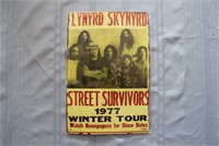 Retro Tin Sign: Lynyrd Skynyrd 1977