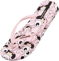 $17  Women's Summer Flip Flops  Pink 7036