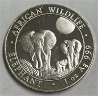 2014 African Wildlife 1 Ounce .999 Silver Coin!