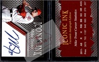 Mike Trout Iconic Ink facsimile auto