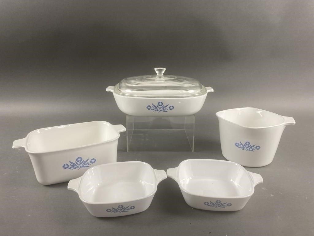 CorningWare Blue Flower Lot