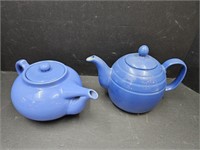 2 Pottery Tea Pots METLOX  +
