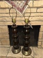 Set of 2 lamps without shades