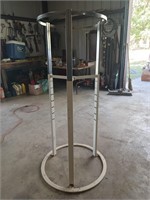 Round clothing rack, adjustable height 60x24