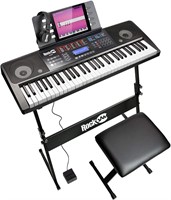 RockJam 61 Key Electronic Teaching Piano Keyboard