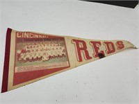 1975 Hall of Famers Cincinatti Reds Penant