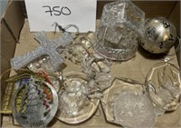 Vintage Christmas Ornaments; Cross and more