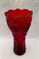 Ruby Press/Cut Glass Vase