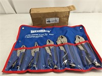 Westward 5-Piece Locking Pliers Set