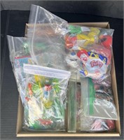 (E) f Assorted Toys Includes Bags Of