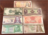 Assorted Foreign Currency (Guatemala, Venezuela,