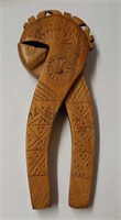 Wood Nut Cracker - Heavily Carved