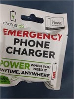 EMERGENCY PHONE CHARGER FOR I-PHONE