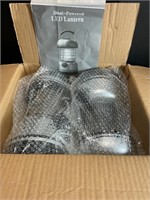 Brand New In Box 2 Dual Powered LED Lanterns