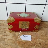 Wood & Brass Jewlery Box