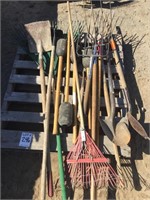 Pallet of Yard Tools