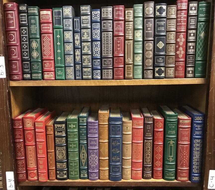 35 Vols. Franklin Library. Including Signed First.