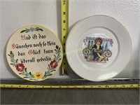 2 Decorative wall plates