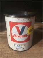 Valvoline X-All 1 lb grease tin