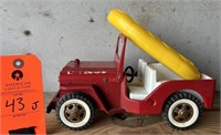 Vintage Tonka Lifeguard Jeep