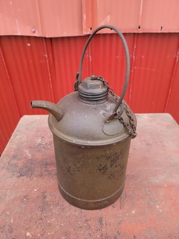 Antique CNR Oil Can